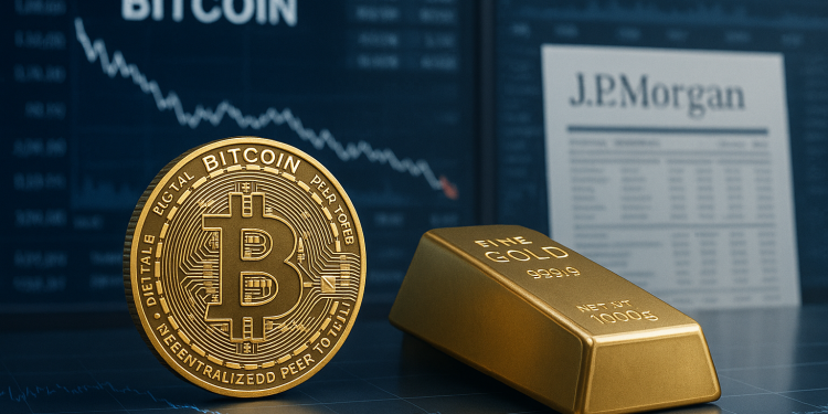 JPMorgan sees Bitcoin as more attractive than gold after price dip