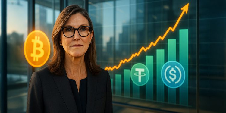 Cathie Wood revises Bitcoin forecast as stablecoins gain ground