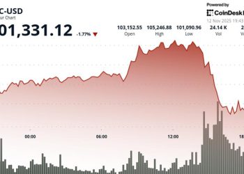 BTC Slips 1.2% as Volume Thins Near $100K Support