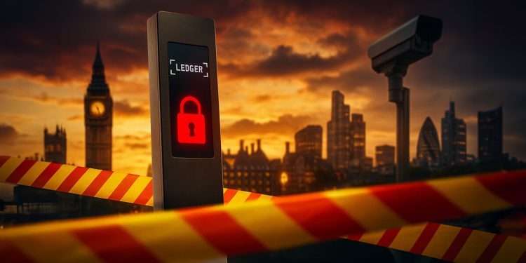 Ledger pages blocked as UK’s crypto crackdown hits education, advertising, banking