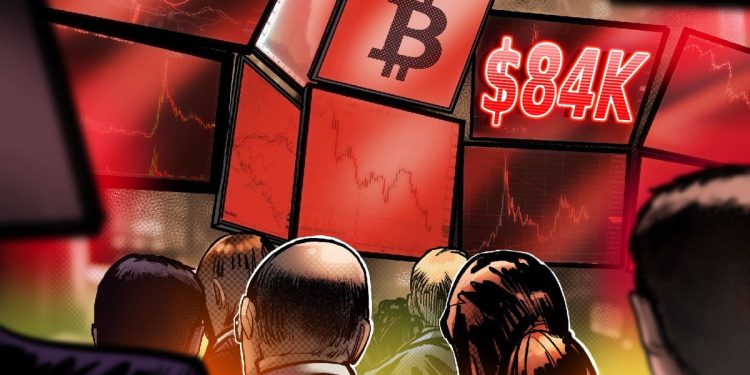 Bitcoin Drop To $84K Due To Crumbling Global Macro Conditions