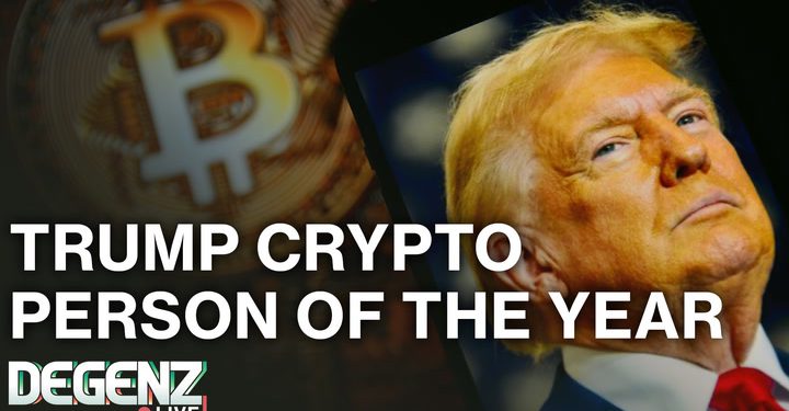 Trump named Crypto Person of the Year! BTC down to $87K Football.Fun Interview