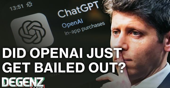 OpenAI bailed out? Trump Media stock up 40%! Wallet Connect Interview