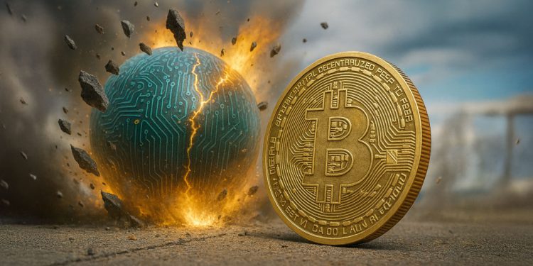Bitcoin just exposed a terrifying link to the AI bubble that guarantees it crashes first when tech breaks