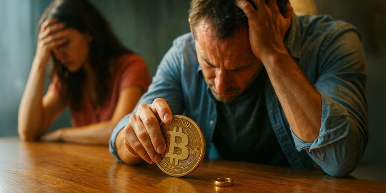 Bitcoin is now the ultimate “divorce loophole” because courts physically cannot seize the keys