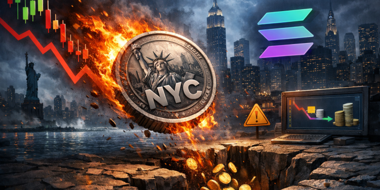 Former NYC mayor backed token tumbles on Solana amid liquidity fears
